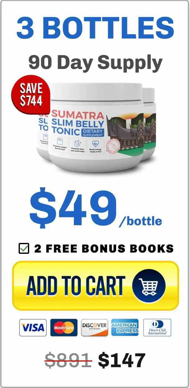 Sumatra Slim Belly Tonic 90 Days Supply